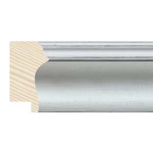 47x26mm Distressed White LUXE Seville Scoop Moulding