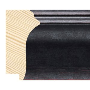 78x38mm Black Charcoal LUXE Seville Scoop Moulding