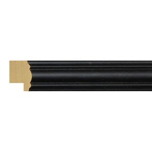 20x13mm Black Scoop Moulding