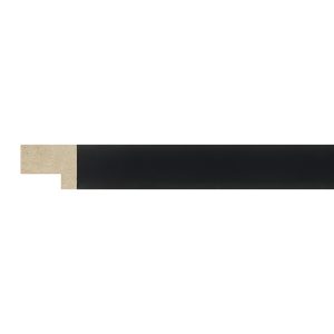 13x16mm Black Flat Moulding