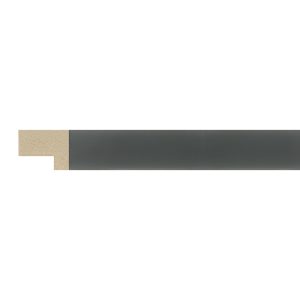 13x16mm Dark Grey Flat Moulding