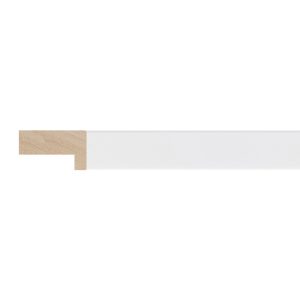 13x22mm White Flat Moulding
