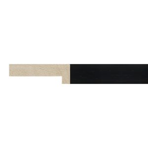 13x40mm Black Flat Moulding
