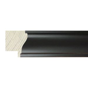30x25mm Black Aquila Scoop Moulding
