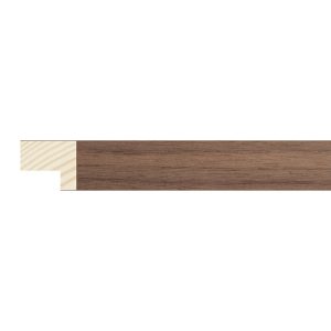 15x17mm Walnut Veneer Maiella Flat Moulding
