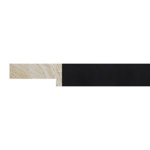 15x35mm Black Flat Moulding