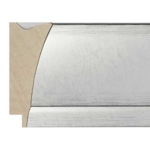 70x30mm Silver Cremona Scoop Moulding