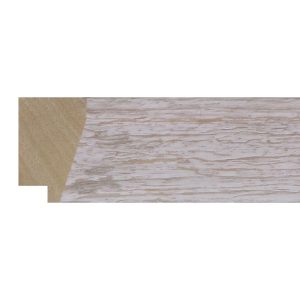 35x23mm Rustic White Bearsden Bevel Moulding