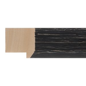 35x34mm Rustic Black Bevel Moulding