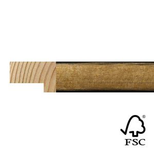 20x30mm Bronze Linear Flat Moulding FSC