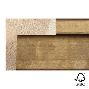 57x55mm Bronze Linear L-shape Moulding FSC