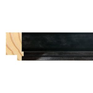 30x20mm Black/Pewter Lip LUXE Athens Flat Moulding