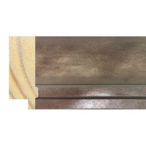50x20mm Grey/Pewter Lip LUXE Athens Flat Moulding