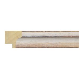 22x22mm White Step Moulding