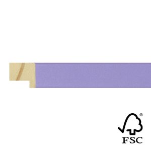 17x17mm Lilac Kaleidoscope Flat Moulding FSC