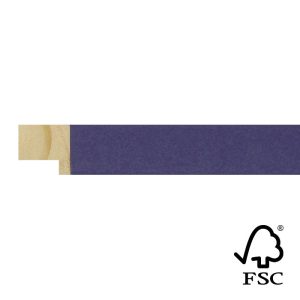 17x17mm Purple Kaleidoscope Flat Moulding FSC