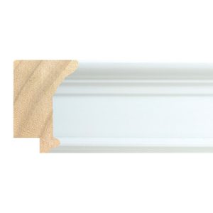 43x30mm White Palma Step Moulding