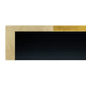 7x55mm Black & Gold Palma L-shape Moulding