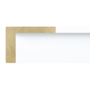7x55mm White Palma L-shape Moulding