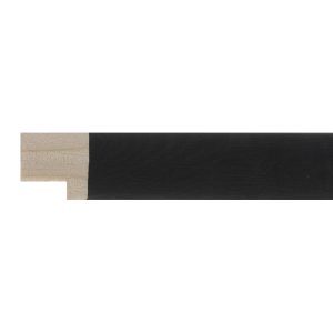 20x20mm Black Flat Moulding