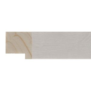 30x30mm White Flat Moulding