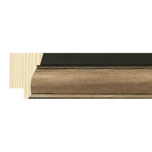 30x20mm Gold Firenze Scoop Moulding