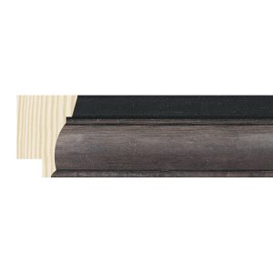 30x20mm Pewter Firenze Scoop Moulding