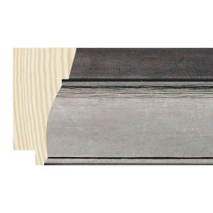55x29mm Silver Firenze Scoop Moulding