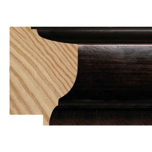 65x45mm Black LUXE Waterloo Scoop Moulding - FSC