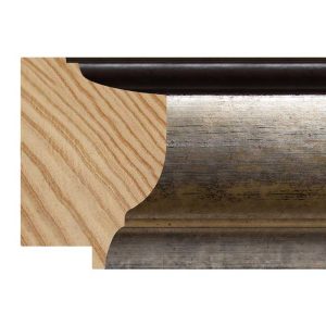 65x45mm Silver LUXE Waterloo Scoop Moulding - FSC