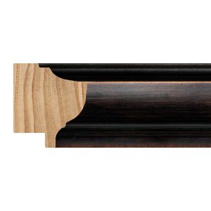 40x35mm Black LUXE Waterloo Scoop Moulding