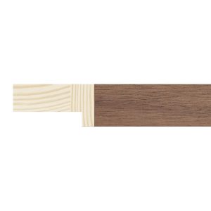 20x38mm Walnut Veneer Maiella Flat Moulding