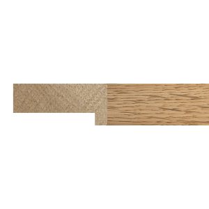 20x45mm Raw Oak Flat Moulding