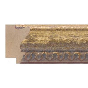 44x28mm Gold Scoop Moulding