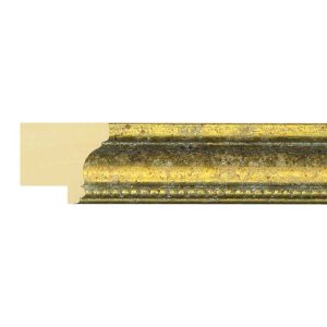 25x25mm Gold Scoop Moulding