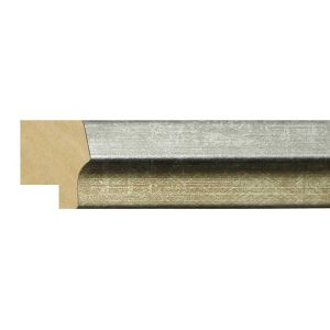 26x21mm Silver Palermo Step Moulding