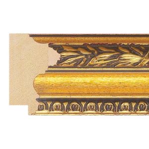 55x31mm Gold Scoop Moulding