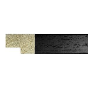 22x33mm Black Portland Flat Moulding