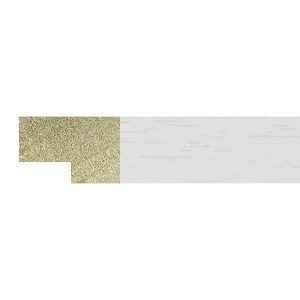 22x33mm White Portland Flat Moulding