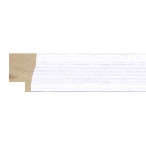 27x17mm White Wash Willow Bevel Moulding