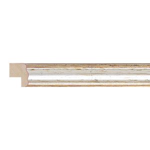 16x12mm Silver Scoop Moulding
