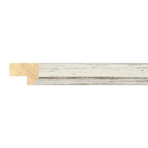 15x20mm White New Orleans Bevelled Box Moulding