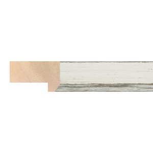 20x33mm White New Orleans Bevelled Box Moulding