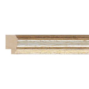 22x14mm Silver Scoop Moulding