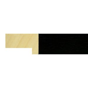 23x35mm Black Flat Moulding