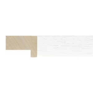 23x35mm White Flat Moulding