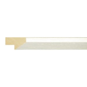 14x25mm White Bevel Moulding