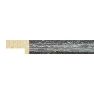 15x25mm Black Southwold Flat Moulding