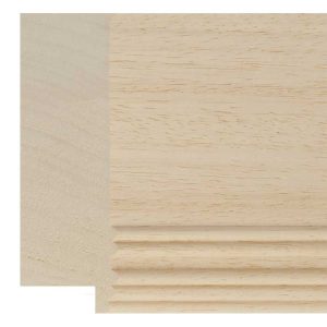 92x30mm Raw Obeche Flat Moulding