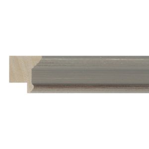 25x22mm Rustic Pale Grey Step Moulding